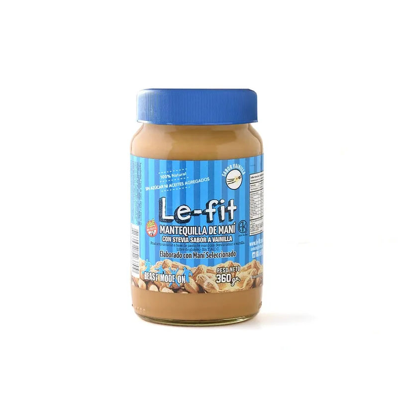 Mantequilla de Mani Le-Fit con Vainilla x 360 gr (Le-Fit)