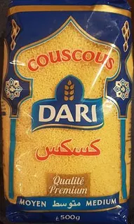 Cous Cous Paquete x 500 gr (Dari)