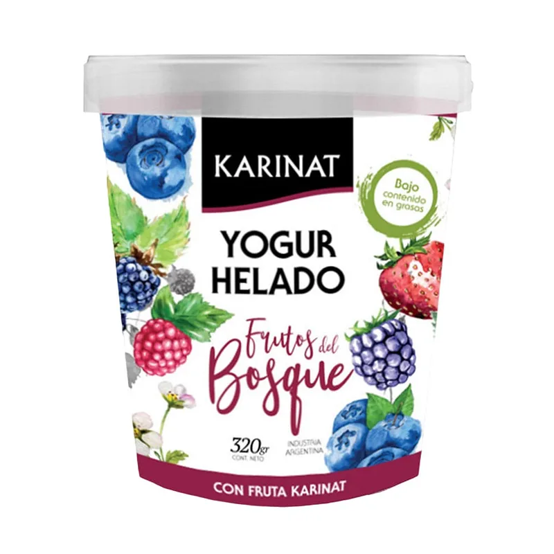 Yogurt Helado de Frutos del Bosque x 320 gr (Karinat)