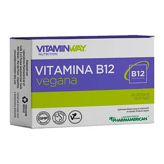 Vitamina B12 Vegana x 20 cap (Vitaminway)