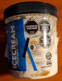 Helado Not Ice Cream Sabor Cookies y Cream x 330 gr (NotCo)