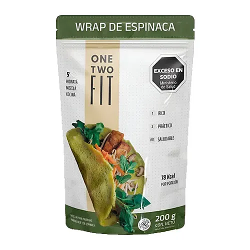 Wrap de Espinaca x 200 gr (One Two Fit)