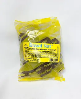 Galletitas de Algarroba y Naranja x 200 gr (Bread Net)