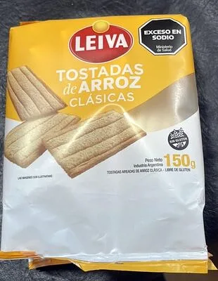 Tostadas de Arroz Clasicas x 150 gr (Leiva)