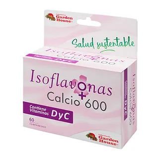 Isoflavonas + Calcio 500 x 60 cap (Garden House)