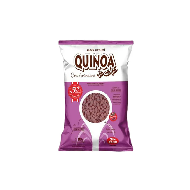 Quinoa Pop con Arandanos x 80 gr (Yin Yang)