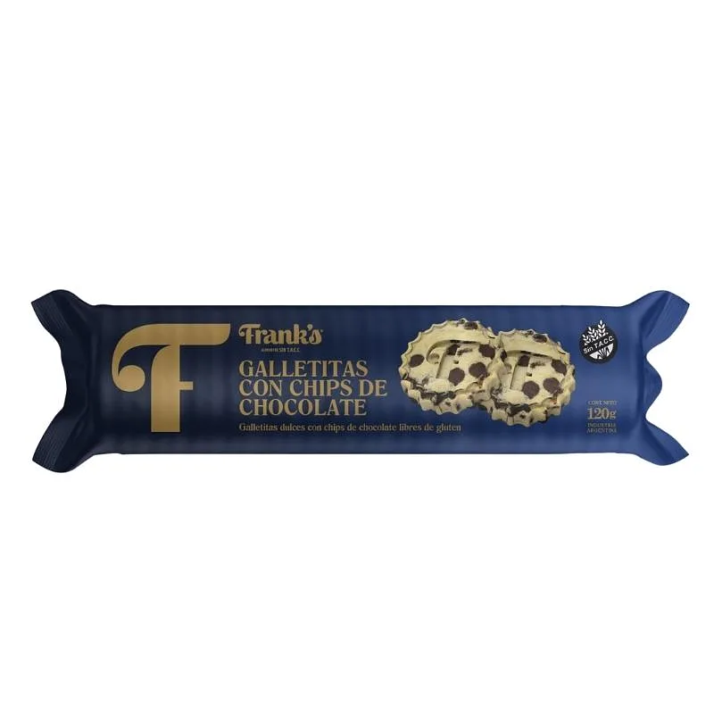 Galletitas con Chips de Chocolate sin Tacc x 120 gr (Franks)