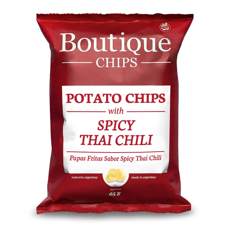 Chips de Papas Spicy Thai Chili x 65 gr (Boutique)