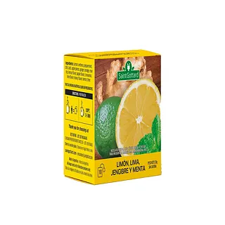 Te Limon Lima Jengibre y Menta x 10 u (Saint Gottard)