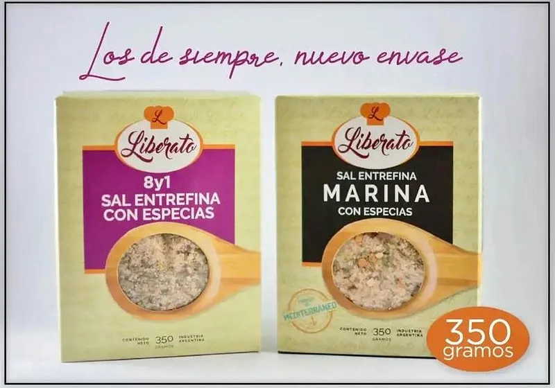 Sal Entrefina con Especias 8 y 1 x 250 gr (Liberato)