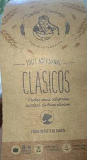 Pasta Organica Integral Fusilli Clasico x 400 gr (Dona Dominga)