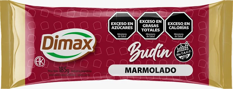 Budin Marmolado x 185 gr (Dimax)