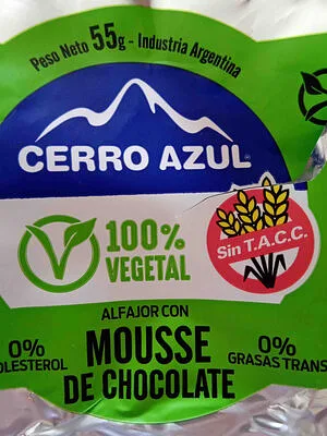 Alfajor de Mousse de Chocolate (Cerro Azul)