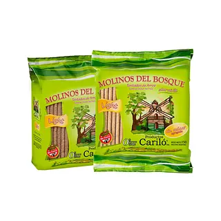Galletas de Arroz Dulces Sabor Vainilla x 150 gr (Carilo)