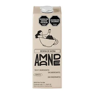 Leche de Avena Barista x 1 lt x 10 u (Amande)