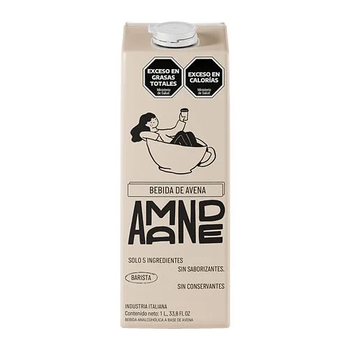 Leche de Avena Barista x 1 lt x 10 u (Amande)