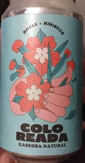 Ginger Ale Sabor Rosas con Hibiscus x 354 ml (Coloreada)