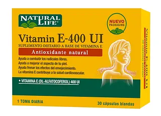 Vitamina E-400 (Natural Life)
