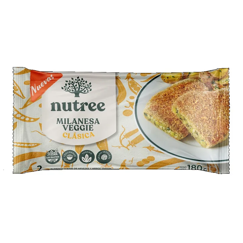 Milanesa Veggie Clasica x 180 gr (Nutree)