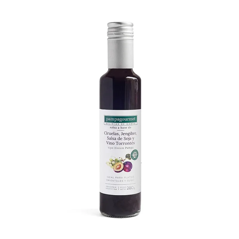 Salsa a Base de Ciruelas Jengibre Soja y Vino Torrontes (Pampagourmet)