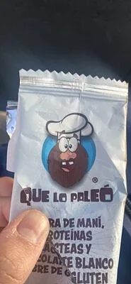 Barra de Mani y Chocolate Blanco x 50 gr (Que lo Paleo)