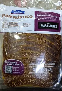 Pan Rustico Zapallo y Curcuma x 560 gr (La Francia)