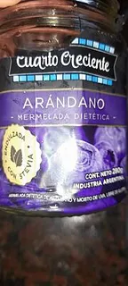 Mermelada con Stevia Arandano x 280 gr (Cuarto Creciente)