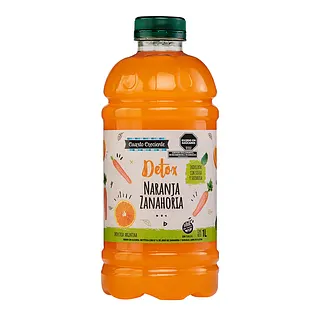 Jugo Detox Naranja y Zanahoria x 1000 ml (Cuarto Creciente)
