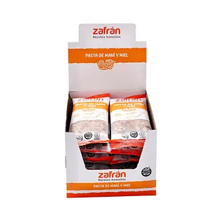 Barritas de Pasta de Mani y Miel x 42 gr (Zafran)
