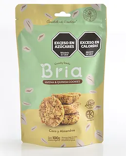 Snack Mini con Almendras y Coco x 35 gr (Bria)