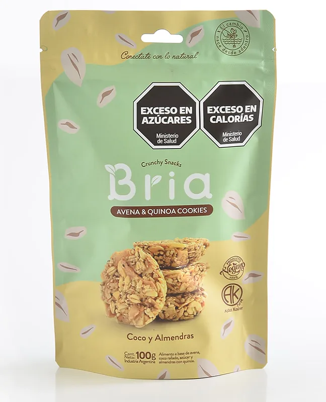 Snack Mini con Almendras y Coco x 35 gr (Bria)