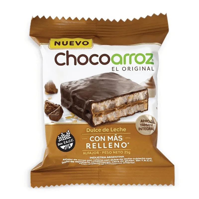 Alfajor de Arroz con Chocolate