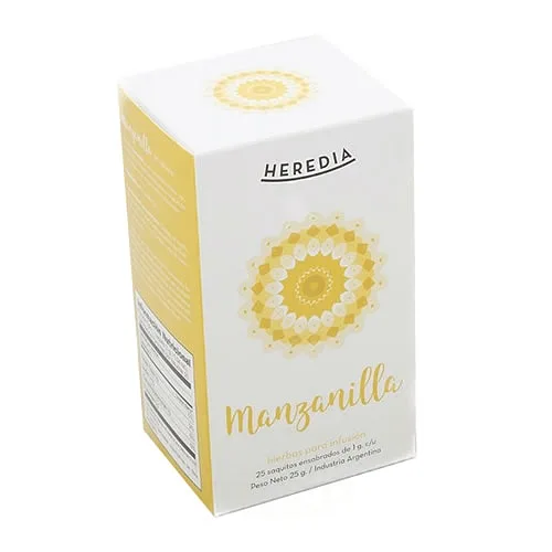 Te Manzanilla x 25 u (Heredia)