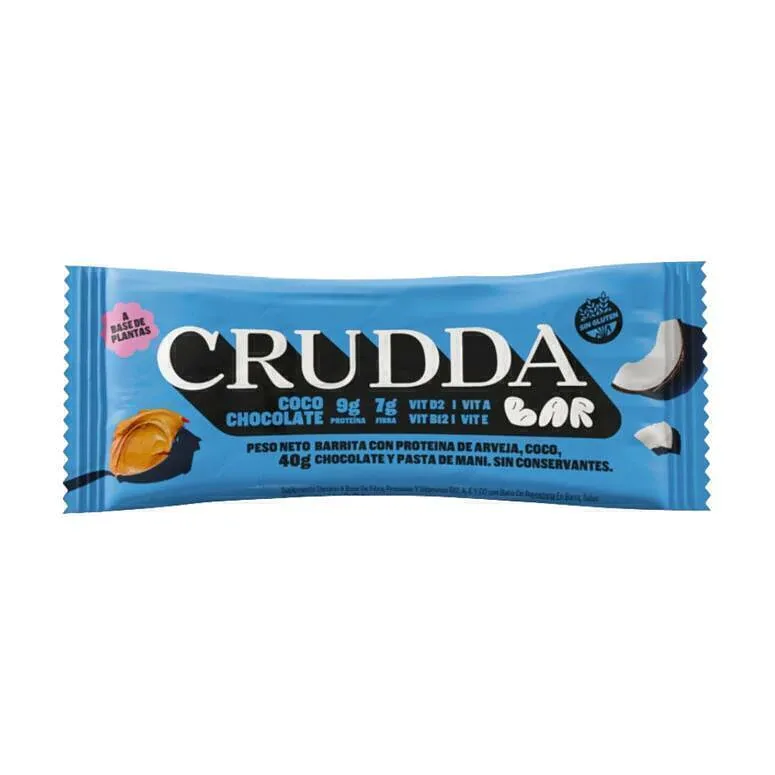 Crudda Bar - Coco y Chocolate x 40 gr x 10 u (Crudda)