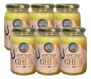 Manteca Clarificada Ghee Ajo x 300 gr (Servio)