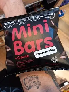 Mini Barras de Chocolate y Frutilla x 50 gr (Crowie)
