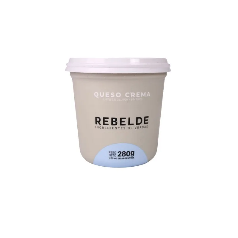 Queso Cream x 280 gr (Rebelde)
