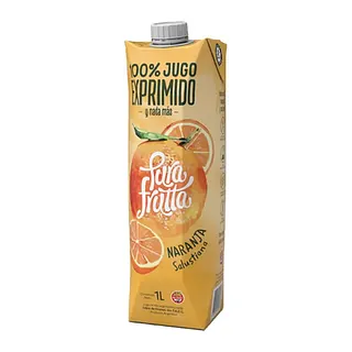 Jugo 100% Exprimido sabor Naranja Salustiana x 1 lt (Pura Frutta)