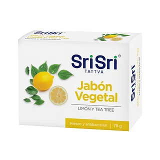 Jabon Vegetal Limon y Tea Tree x 75 gr (Sri Sri)