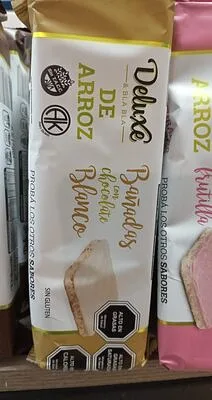 Galleta de Arroz Banada Sabor Chocolate Blanco x u (Deluxe BLABLA)