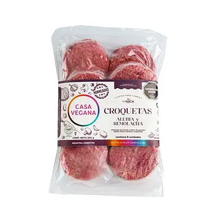Croquetas de Alubia y Remolacha x 300 gr ( Casa Vegana)