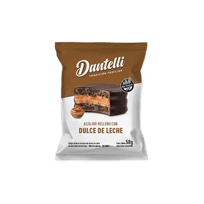 Alfajor Relleno de Dulce de Leche (Dantelli)