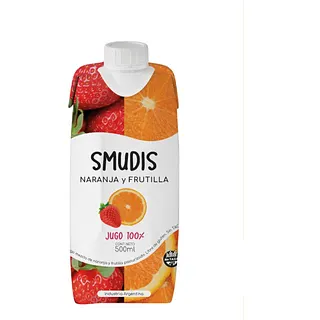 Jugo de Naranja y Frutilla x 500 ml (Smudis)
