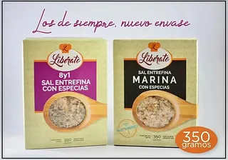 Sal Marina Entrefina con Especias x 250 gr (Liberato)