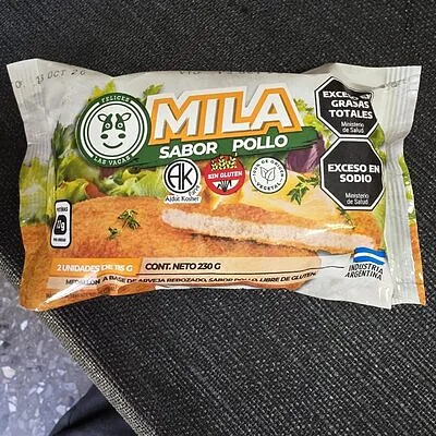 Milanesa Veggie Mila Sabor Pollo x 115 gr (Felices Las Vacas)
