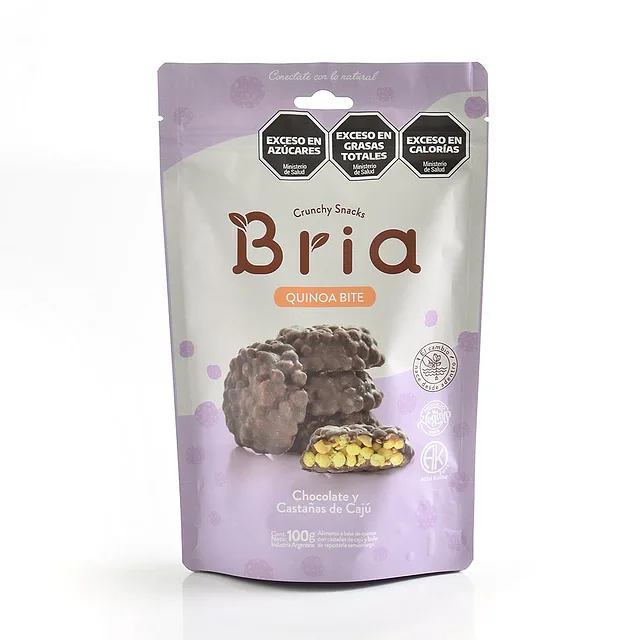 Snack Castanas de Caju y Chocolate x 100 gr (Bria)