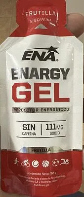 Enargy Gel Sin Cafeina Frutilla x 32 gr