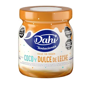 Yogur con Colchon de Coco y Dulce de Leche (Dahi)