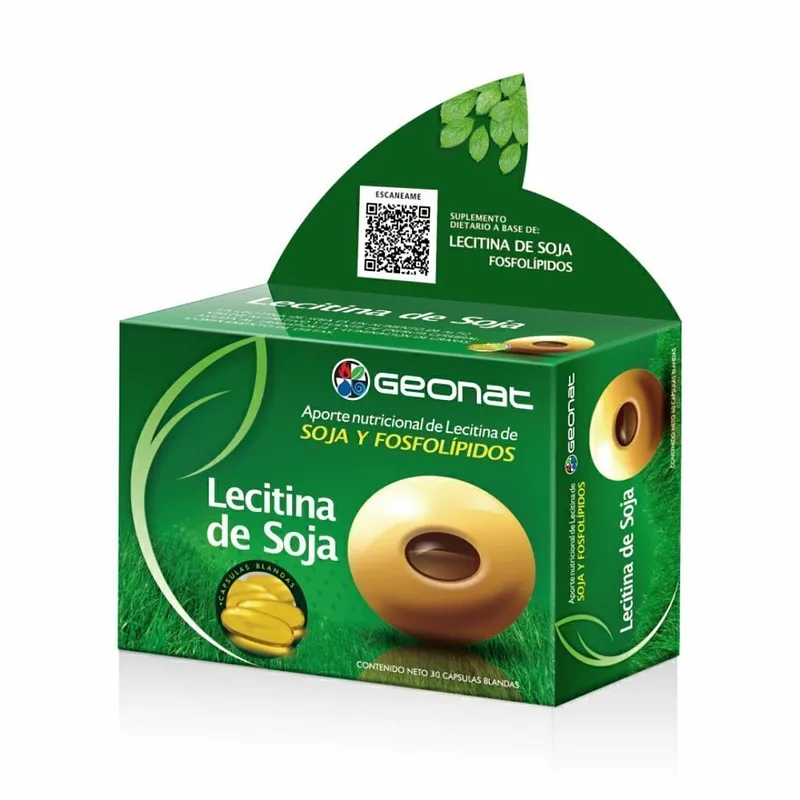 Lecitina de Soja x 60 cap blandas (Geonat)