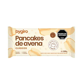 Pancakes de Avena Clasicos x 4 u (Bygiro)
